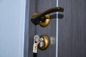 Фото номера Двухместный номер с 2 отдельными кроватями, вид на сад Отели типа «постель и завтрак» MonteBello г. Горис 24